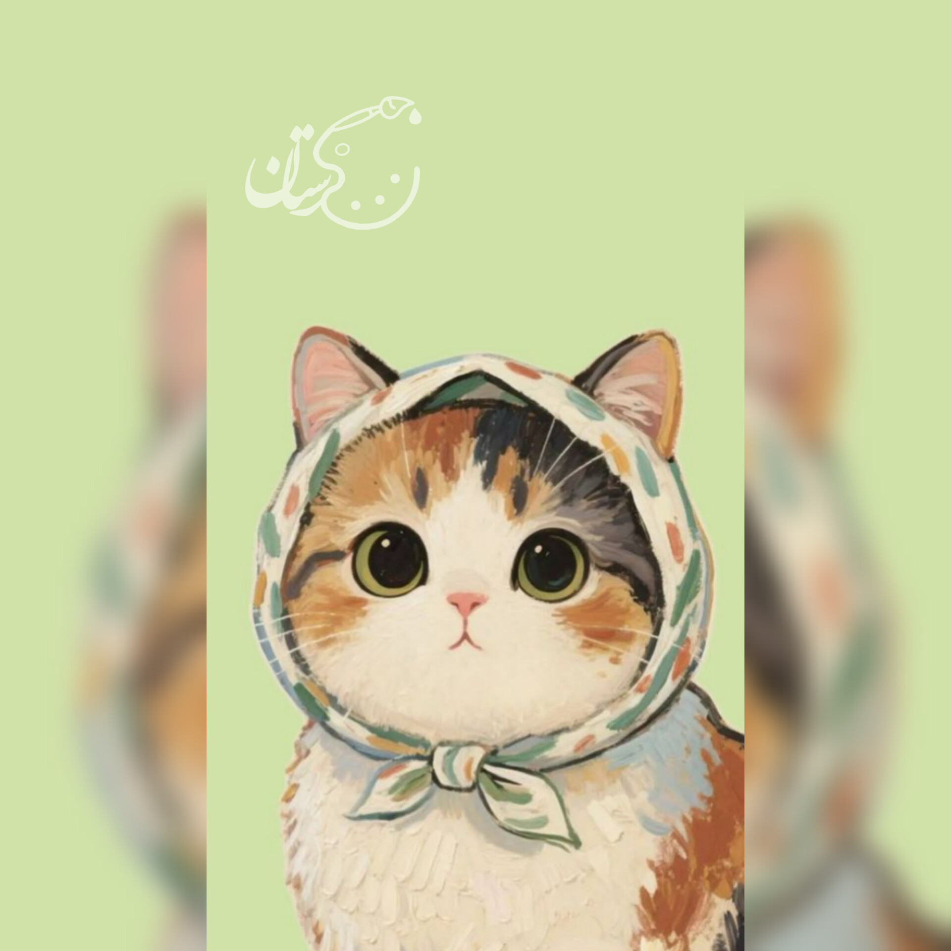 60 عدد پوستر A6 طرح گربه (از هر طرح 6 عدد)
