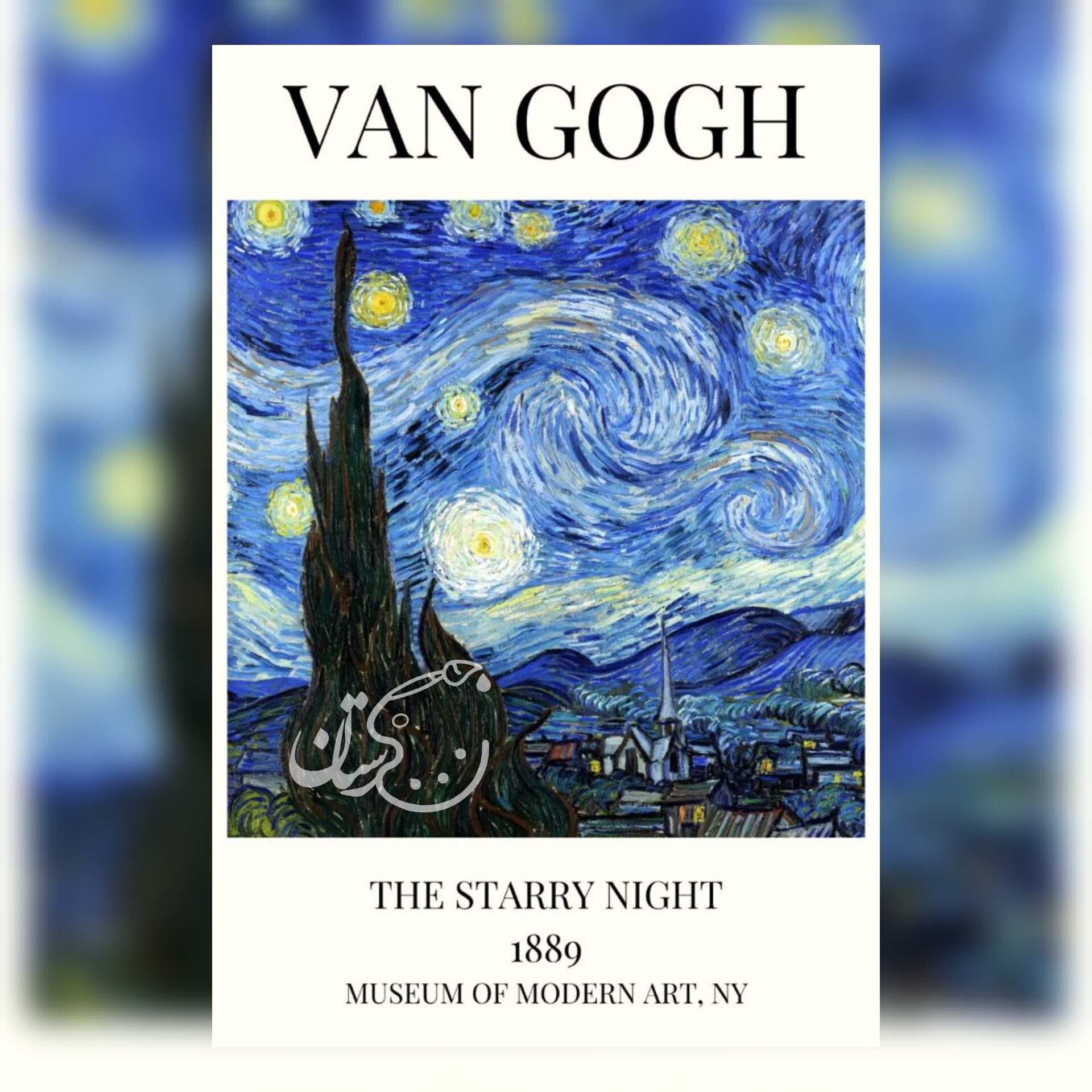 60 عدد پوستر A6 طرح Art (از هر طرح 6 عدد)