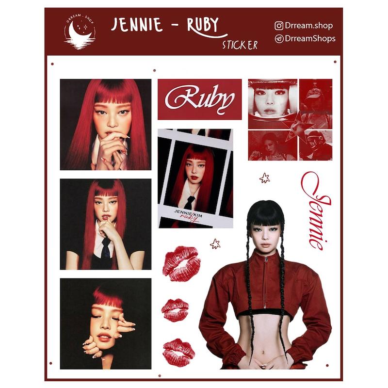 استیکر Jennie Ruby Blackpink / جنی بلک پینک