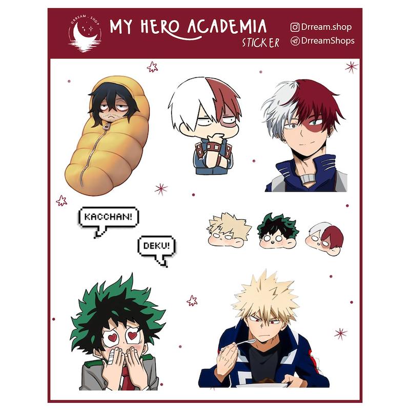 استیکر My Hero Academia / انیمه مای هیرو آکادمیا