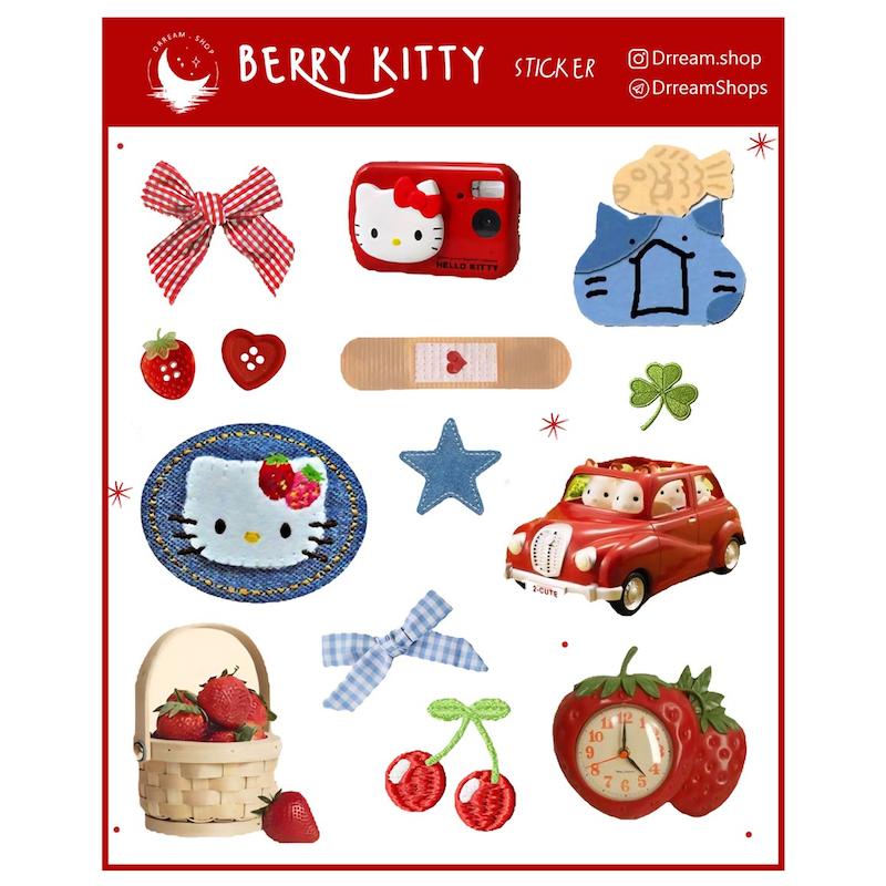 استیکر Berry Kitty