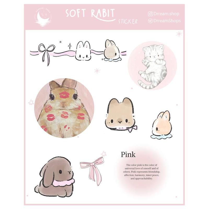 استیکر Soft Rabbit / خرگوش ملیح