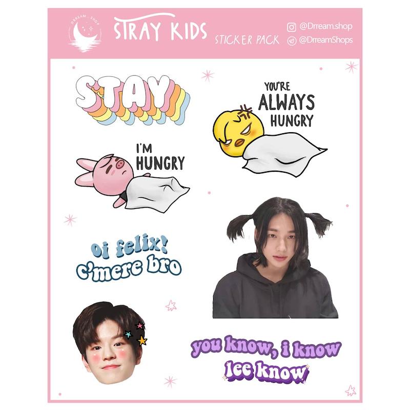 استیکر Straykids Pink / استری کیدز صورتی