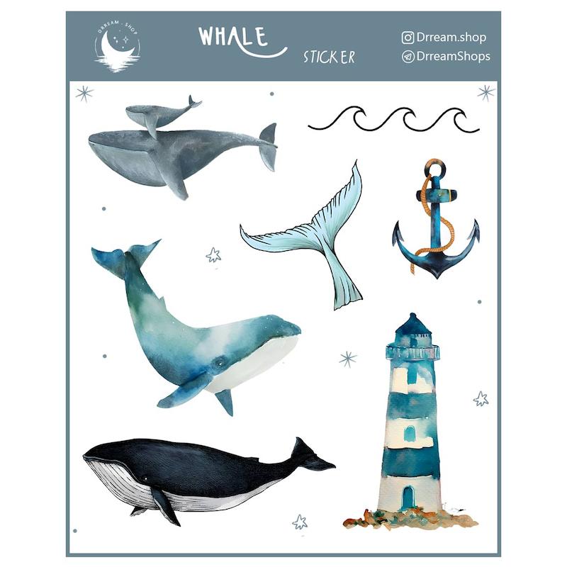 استیکر Whale / نهنگ