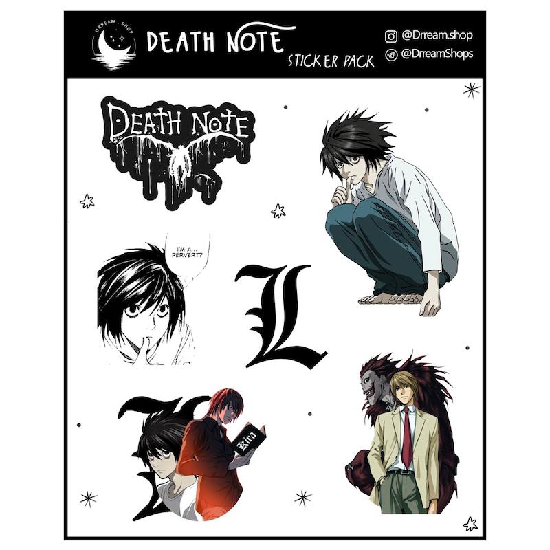 استیکر Death Note / انیمه دفترچه مرگ سری اول