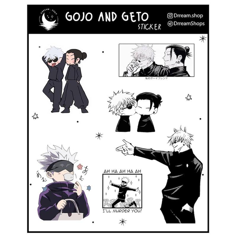 استیکر Gojo & Geto Jujutsu Kaisen / انیمه گوجو و گتو سری اول
