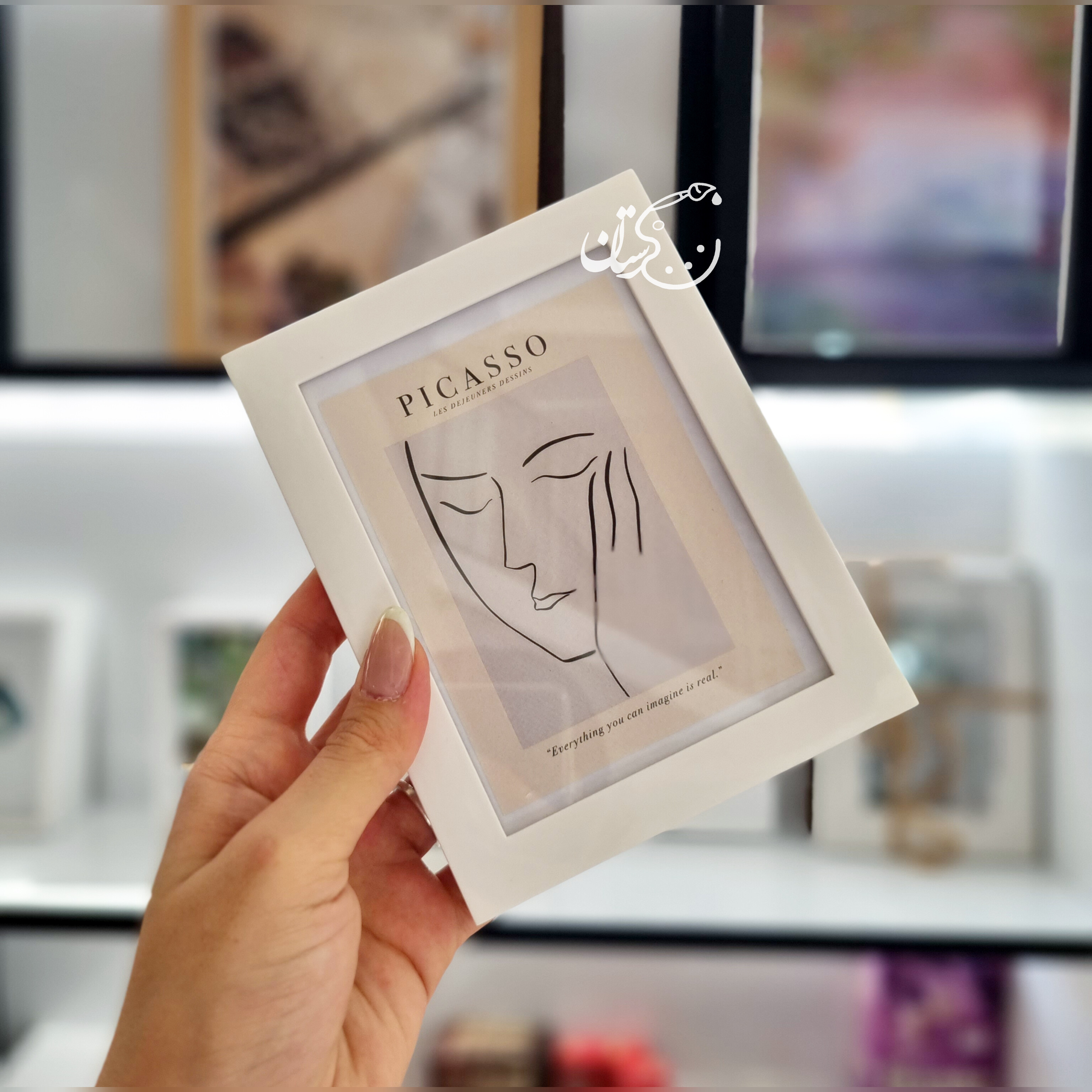 قاب عکس 1/5 سانتی 9*12 طرح "picasso"