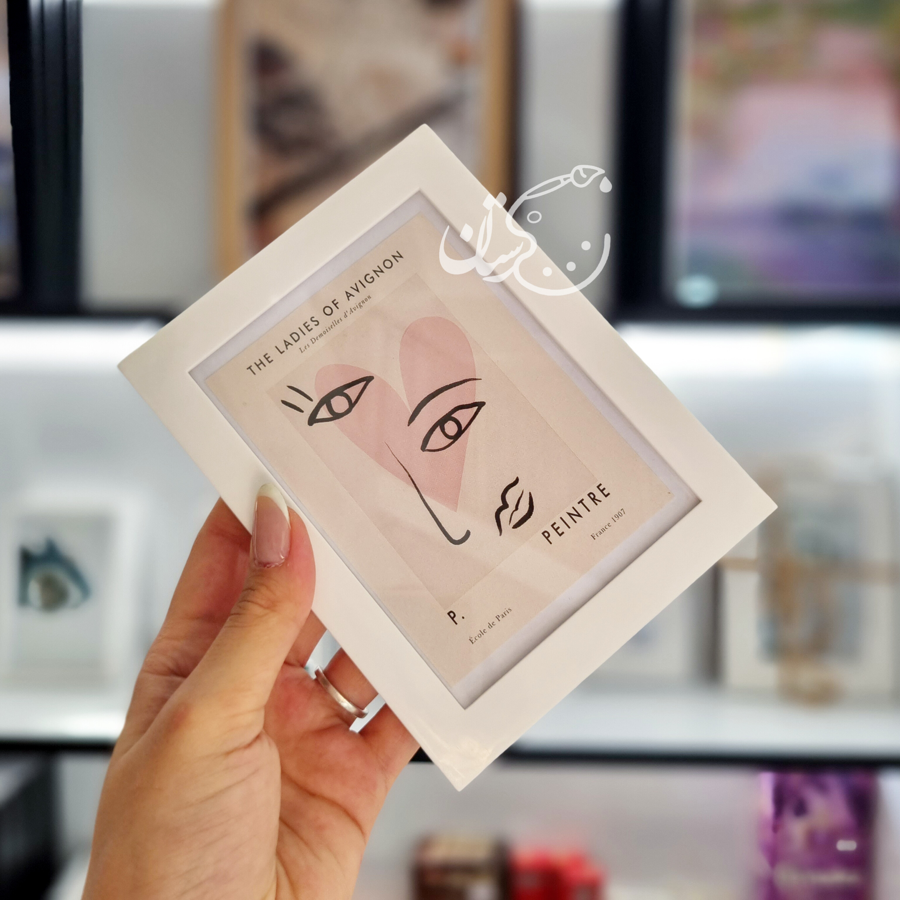 قاب عکس 1/5 سانتی 9*12 طرح " THE LADIES AVIGNON"