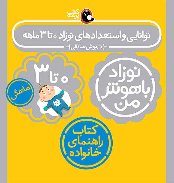 کتاب مجموعه نوزاد باهوش من (مهارت های یادگیری نوزاد 0 تا 3 ماهه)،(4جلدی،گلاسه)