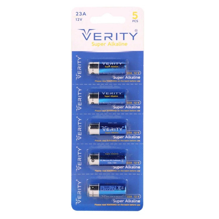 باتری ریموت کنترل Verity Super Alkaline 12V 23A
