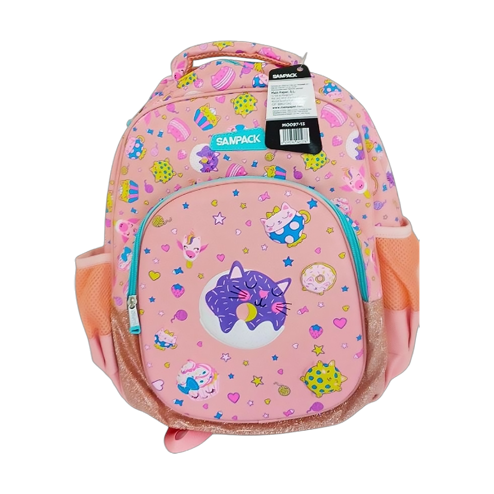 کوله پشتی صورتی sam pack کدmo097-13